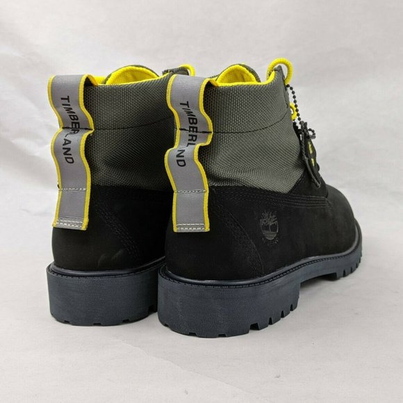 Timberland Rebolt 6 Inch Premium Boot Black Yellow - Picture 5 of 9